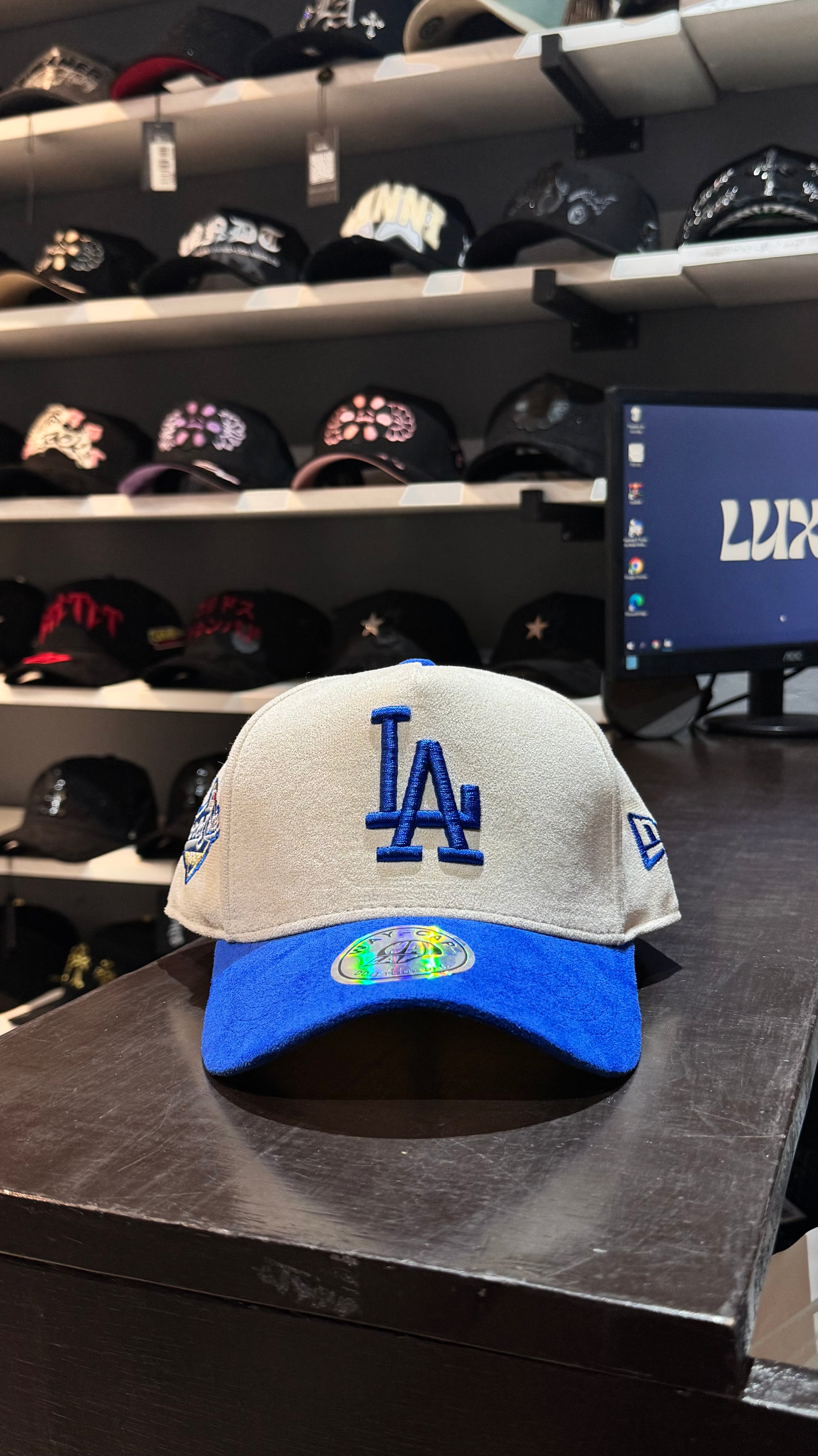 Gorra de Gamuza - LA AZUL