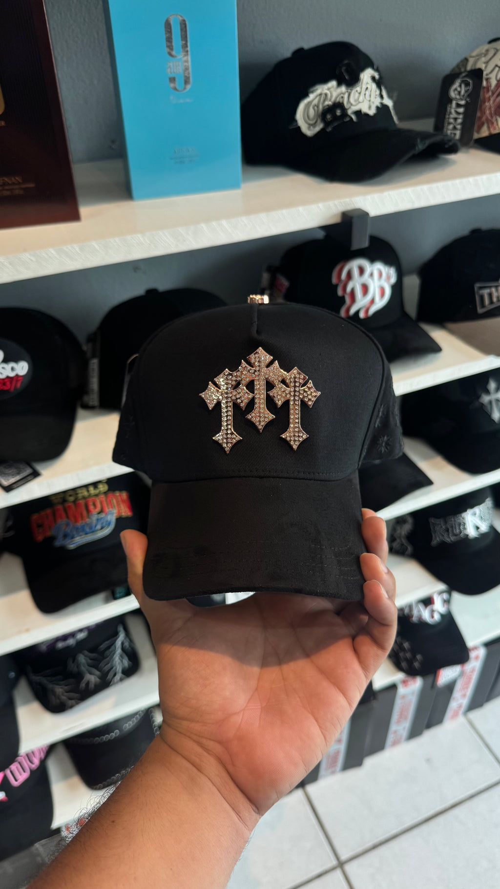 Barbas Hats Chrome Gold 14k Calidad G5