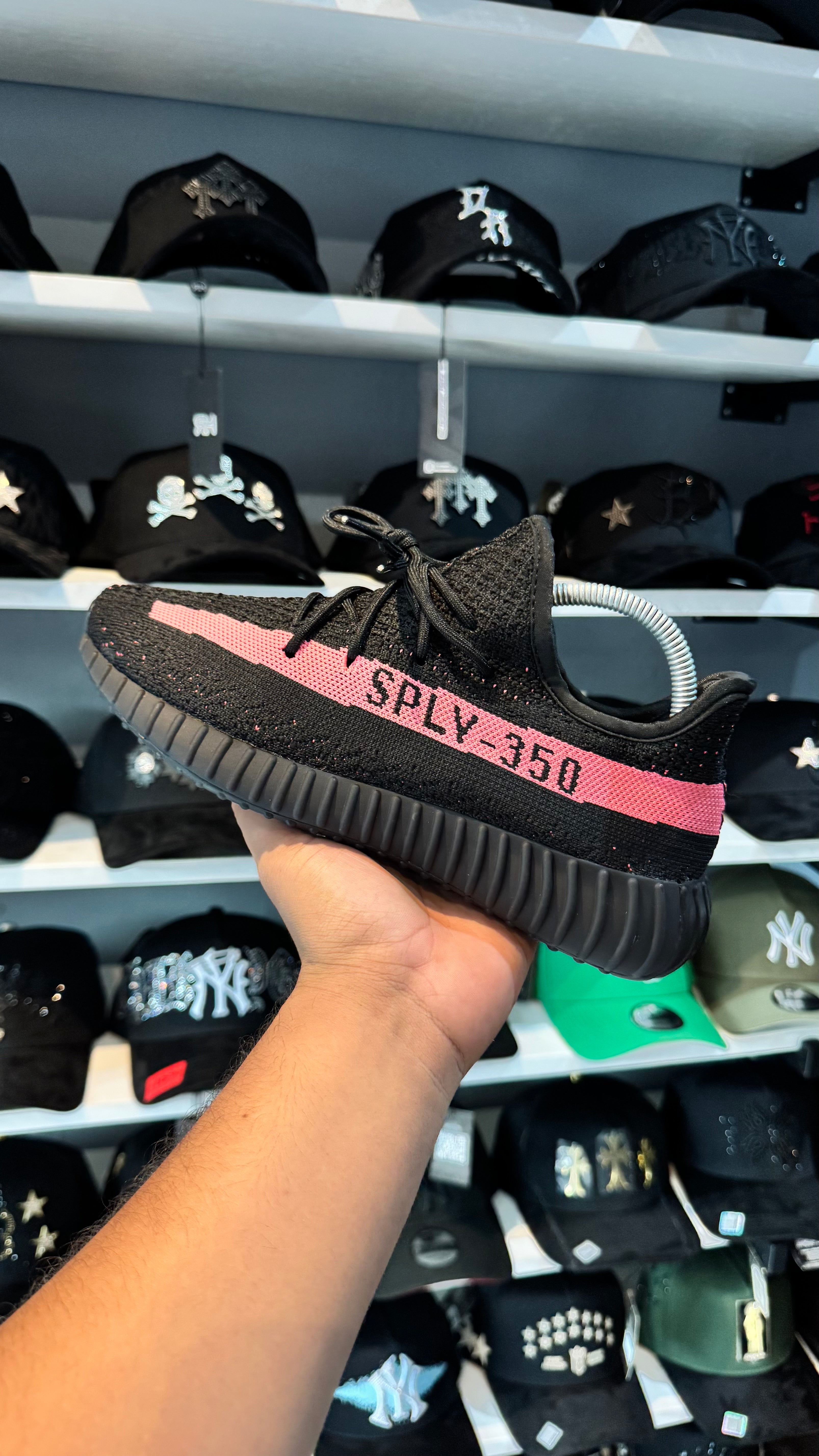 Yeezy 350 Boost Black Red