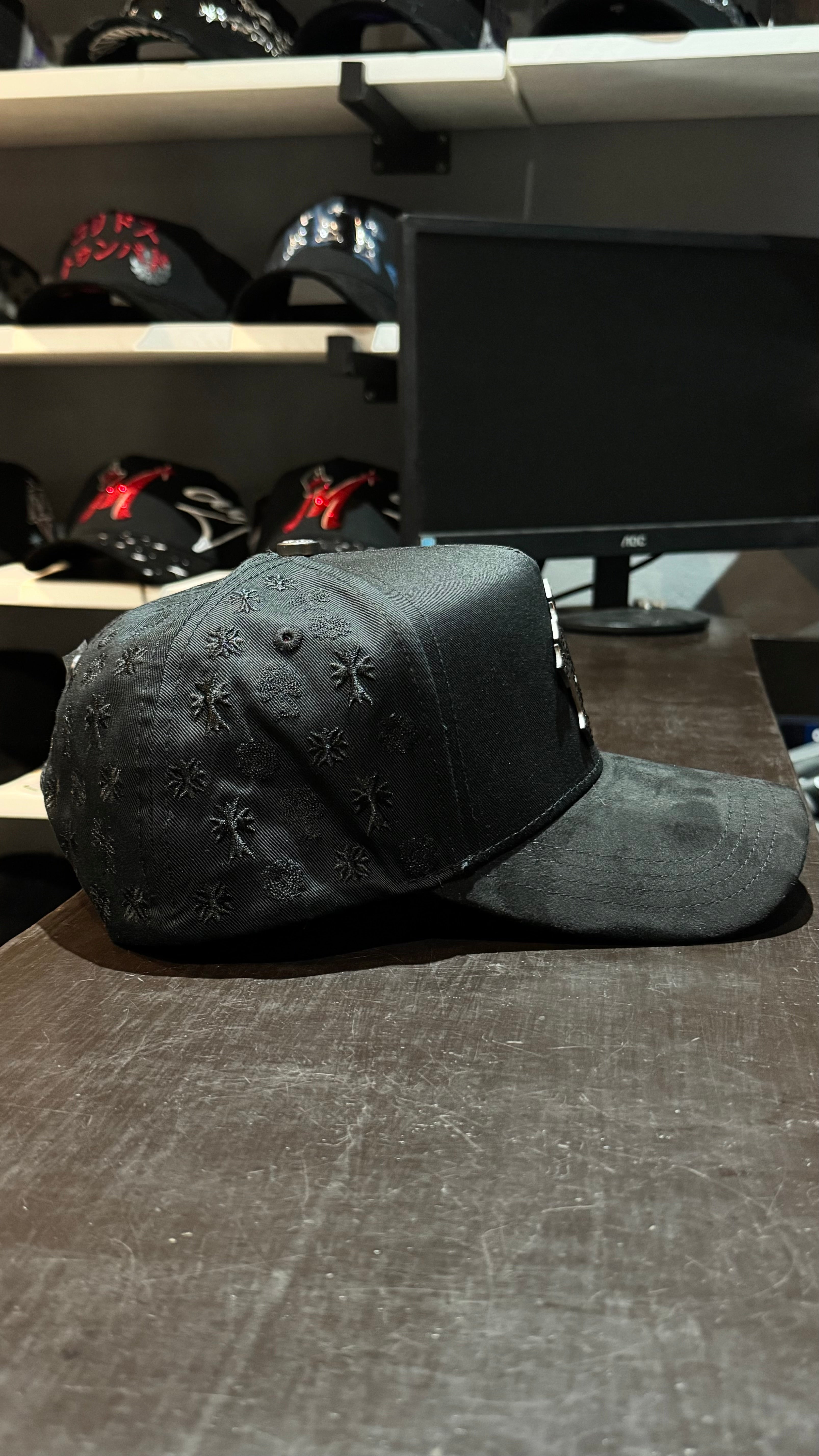 Barbas Hats - Chrome Black Out