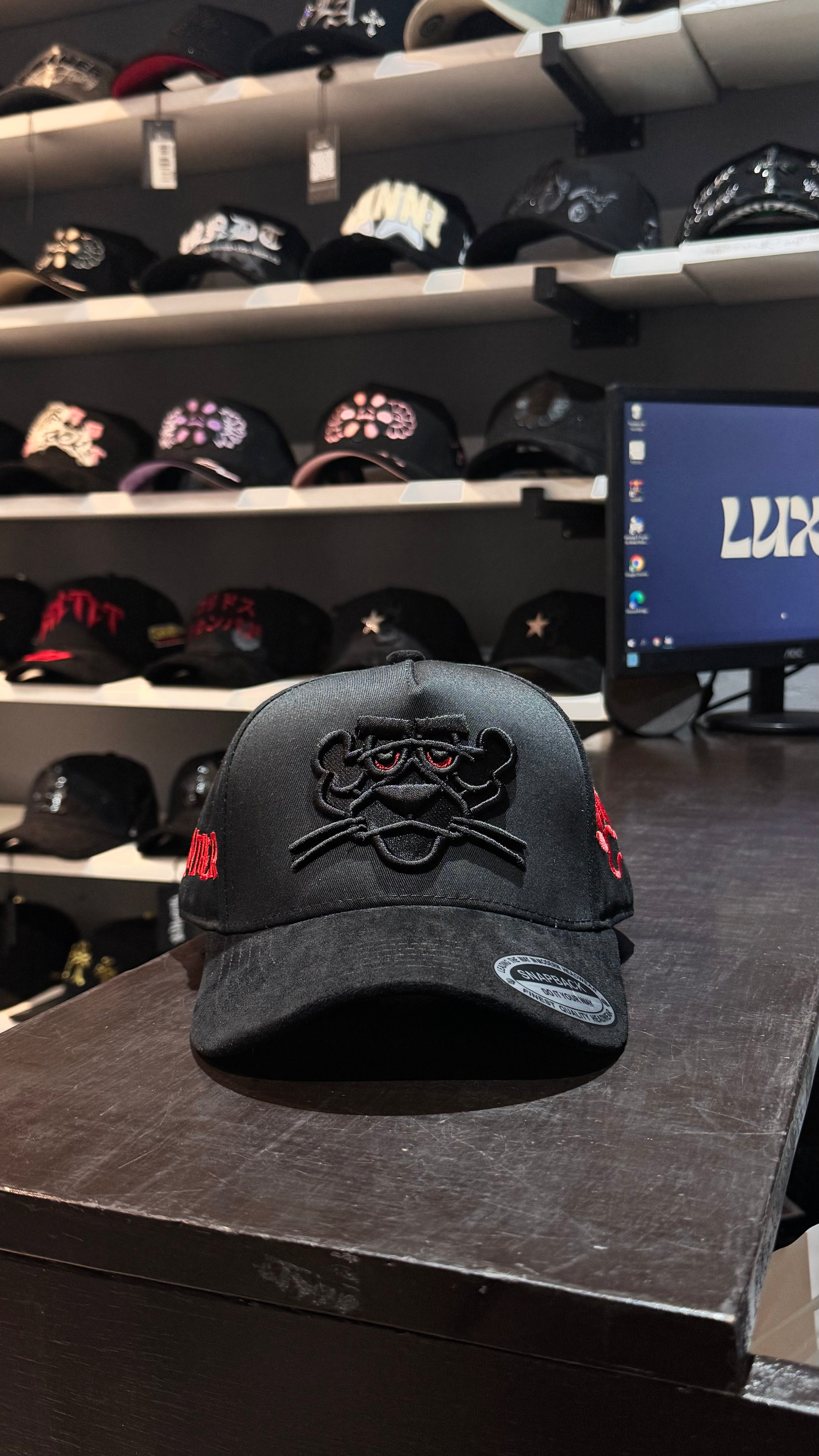 Gorra de Gamuza - Pantera