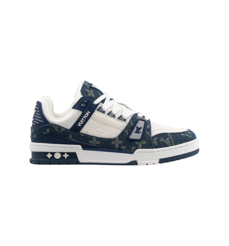 Louis Vuitton Trainer Blanco y Azul