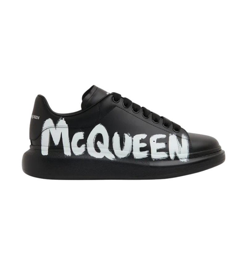 Alexander McQueen Negro Graffiti