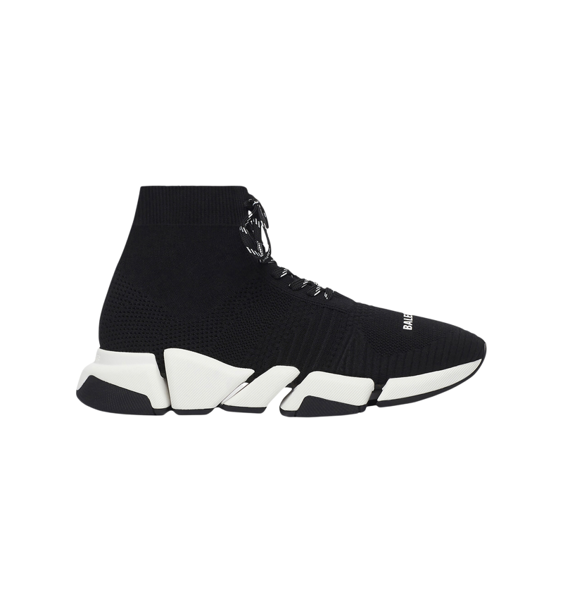Balenciaga Speed Lace Up Negro y Blanco