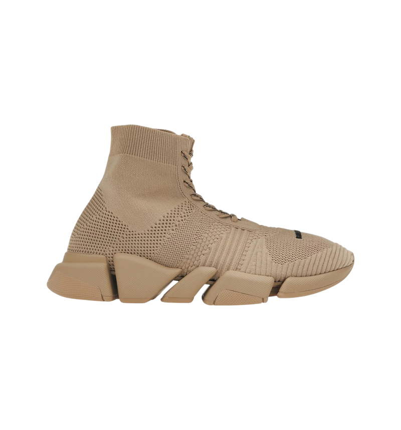 Balenciaga Speed Lace Up Beige