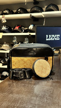 Bandolera Coach Doble Cierre Café Claro 02